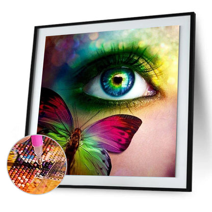 Butterfly - Full Round Drill Diamond Painting 30*30CM