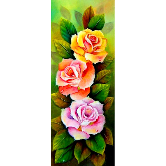 Flower - Full Round Drill Diamond Painting 30*80CM