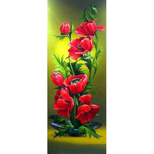 Flower - Full Round Drill Diamond Painting 30*80CM