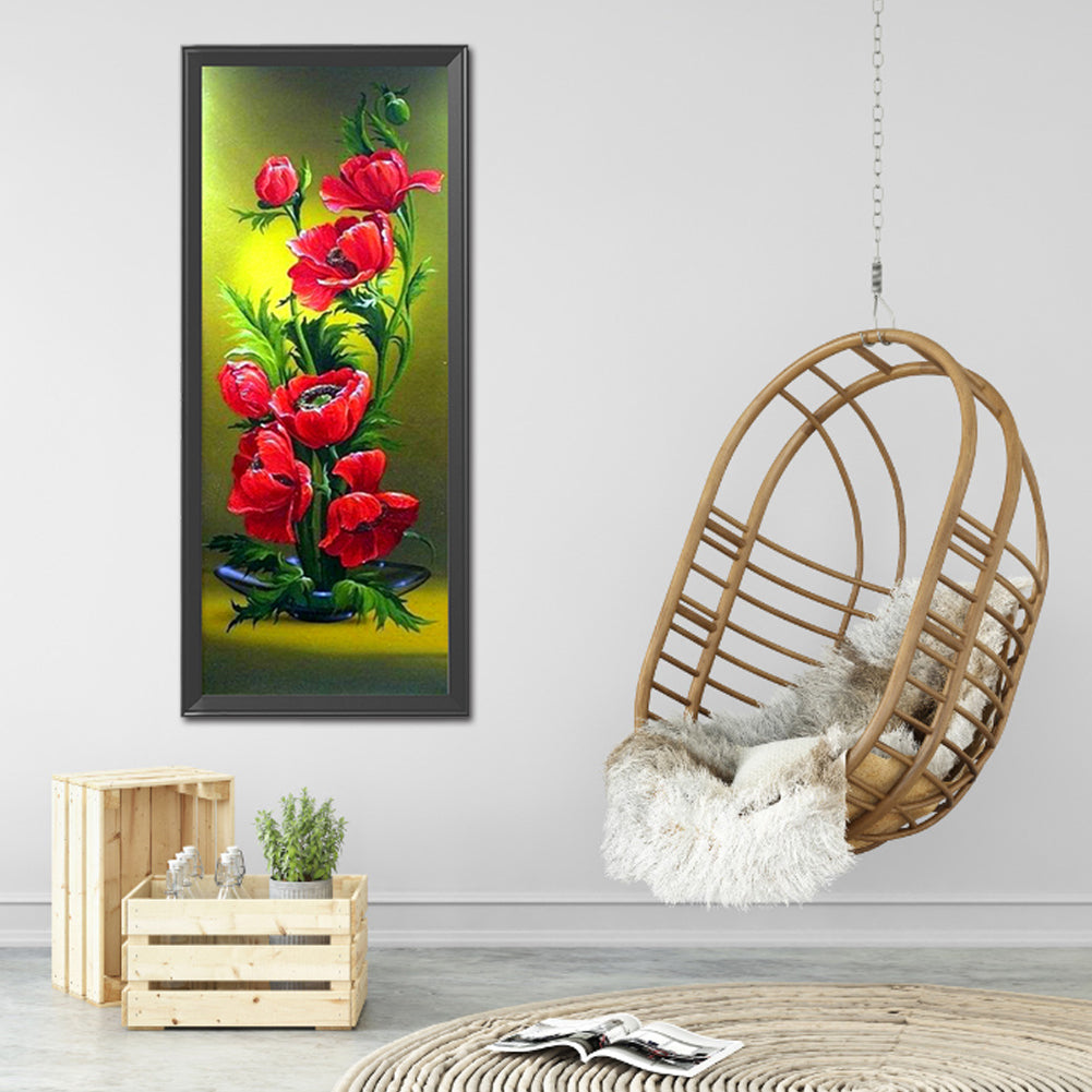 Flower - Full Round Drill Diamond Painting 30*80CM