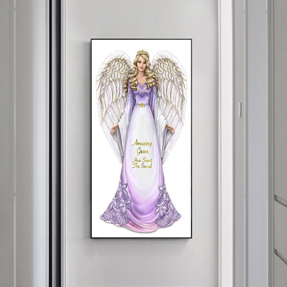 Girl - Full Round Drill Diamond Painting 30*60CM