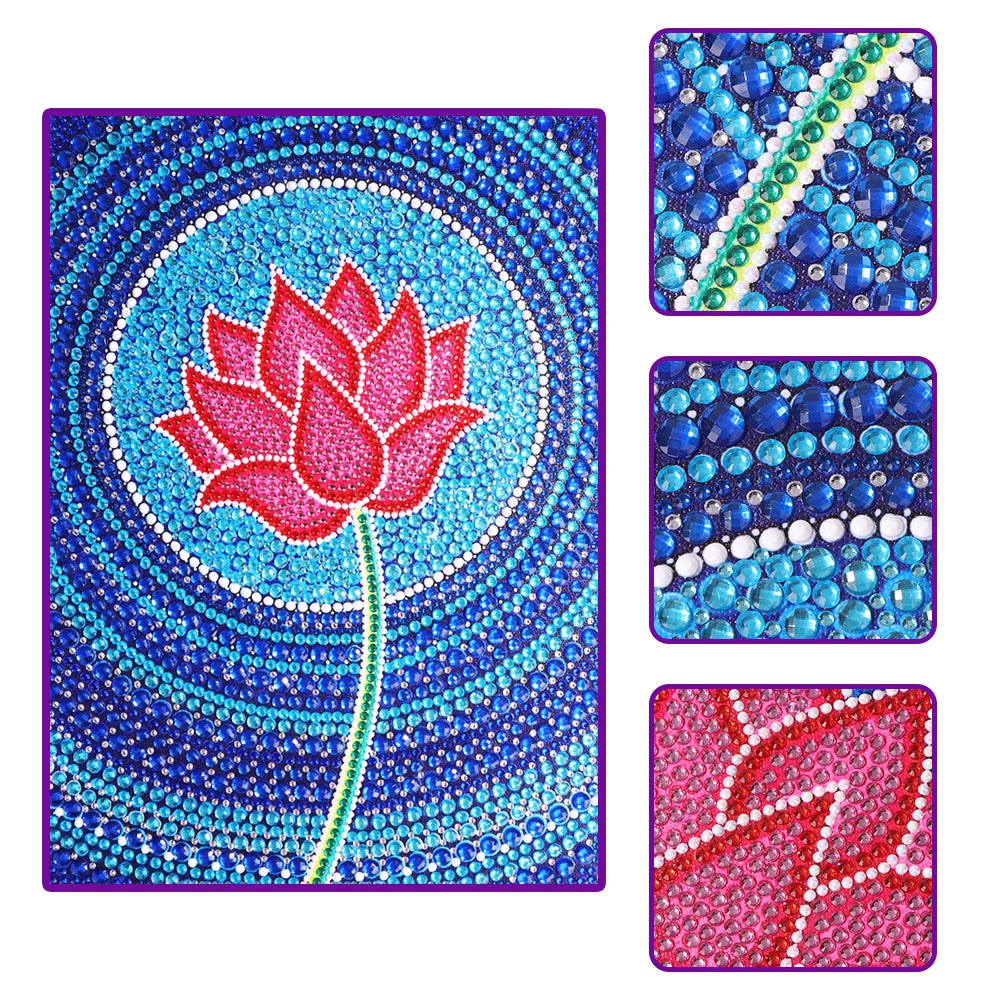 Lotus - Special Shaped Drill Diamond Painting 30*40CM