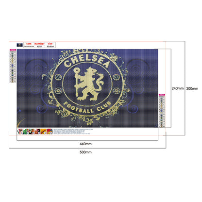 Football Club - Full Round Drill Diamond Painting 50*30CM