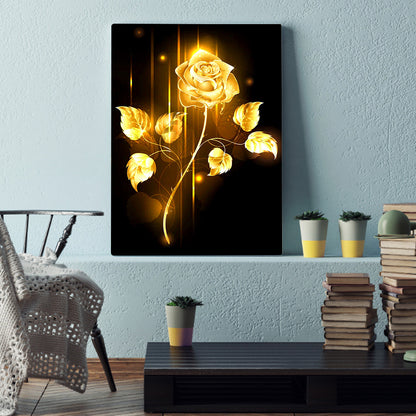 Golden Rose - Full Square Drill Diamond Painting 30*40CM