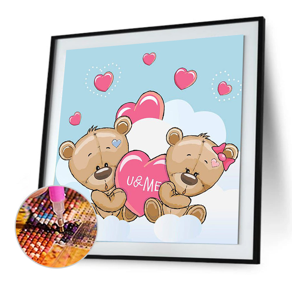 Cartoon Bear - Full Square Drill Diamond Painting 40*40CM