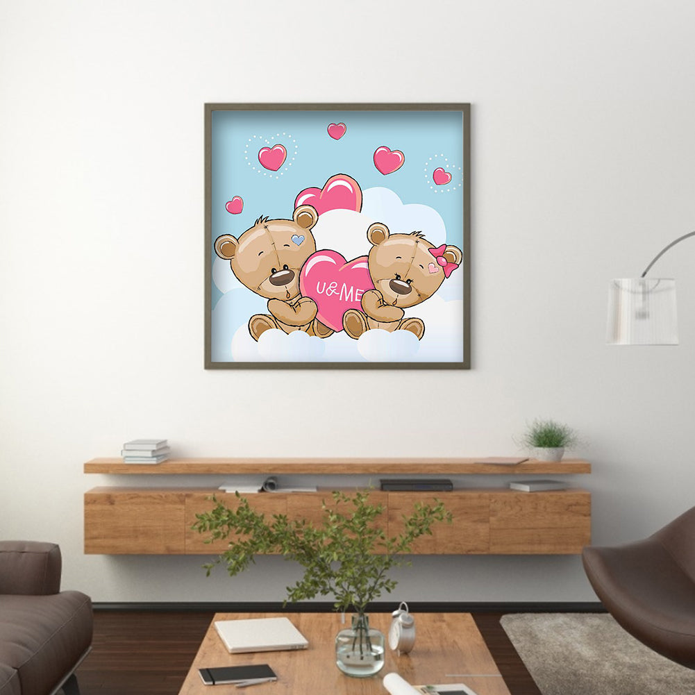 Cartoon Bear - Full Square Drill Diamond Painting 40*40CM