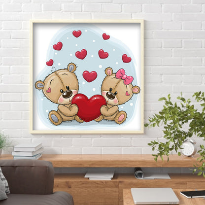 Cartoon Bear - Full Square Drill Diamond Painting 40*40CM