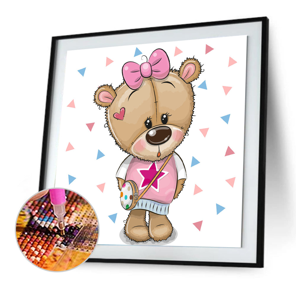 Cartoon Bear - Full Square Drill Diamond Painting 40*40CM