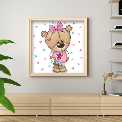 Cartoon Bear - Full Square Drill Diamond Painting 40*40CM