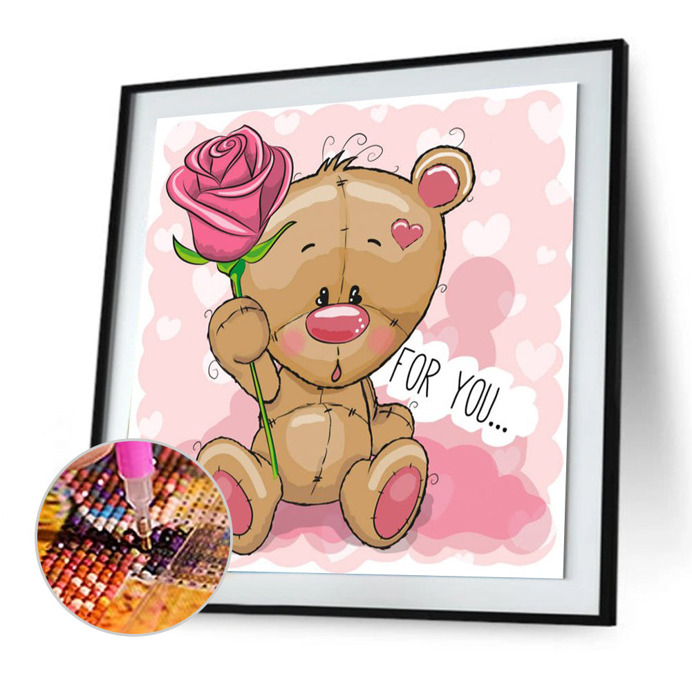 Cartoon Bear - Full Square Drill Diamond Painting 40*40CM