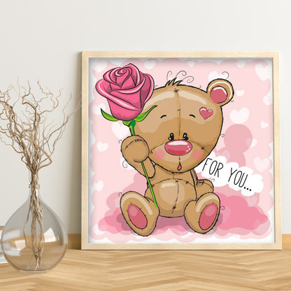 Cartoon Bear - Full Square Drill Diamond Painting 40*40CM