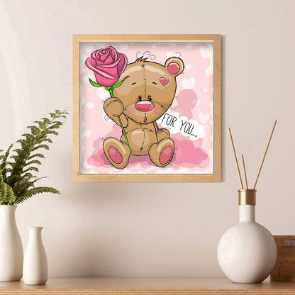 Cartoon Bear - Full Square Drill Diamond Painting 40*40CM