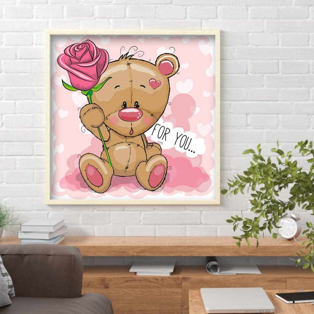 Cartoon Bear - Full Square Drill Diamond Painting 40*40CM