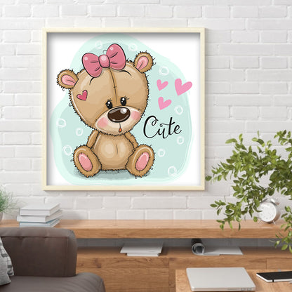 Cartoon Bear - Full Square Drill Diamond Painting 40*40CM