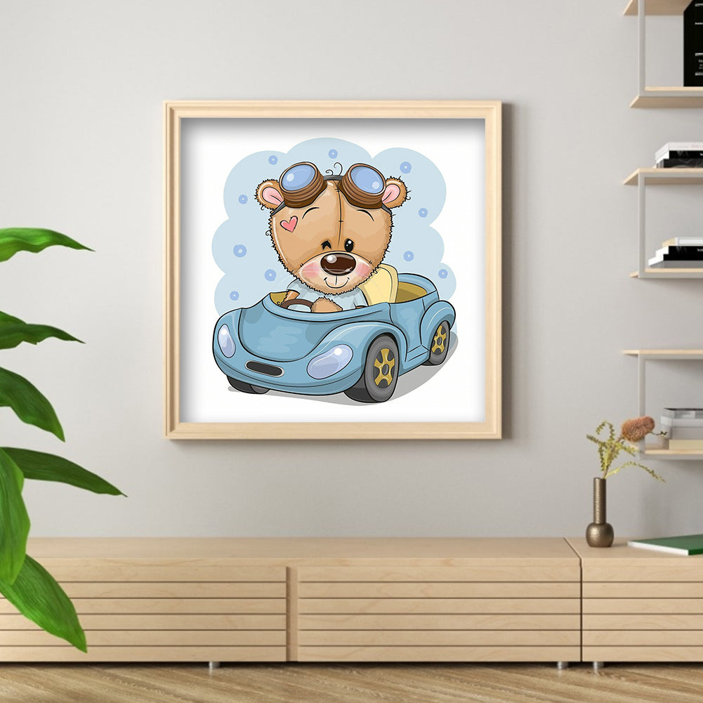 Cartoon Bear - Full Square Drill Diamond Painting 40*40CM