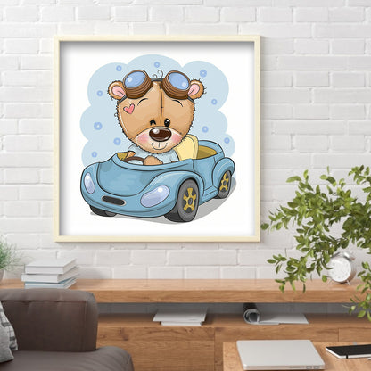 Cartoon Bear - Full Square Drill Diamond Painting 40*40CM