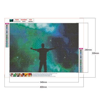 Under Stars - Full Round Drill Diamond Painting 40*30CM