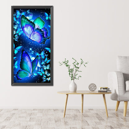 Fluorescent Butterfly - Full Round Drill Diamond Painting 40*80CM