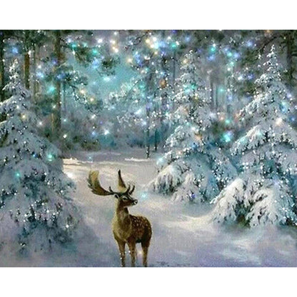 Deer - Full Square Drill Diamond Painting 40*50CM