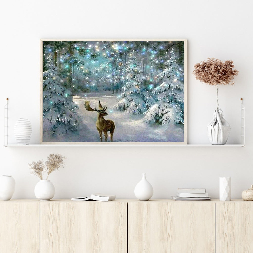 Deer - Full Square Drill Diamond Painting 40*50CM