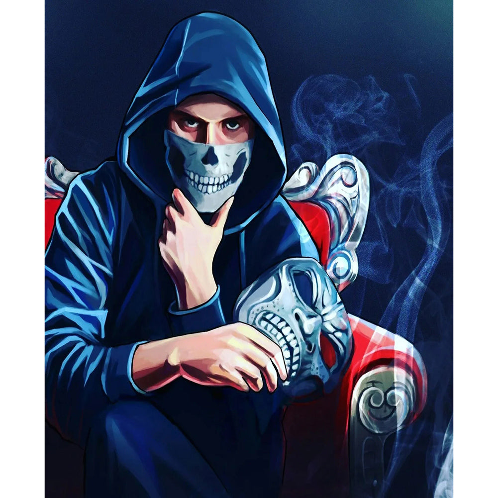 Men - Full Round Drill Diamond Painting 30*40CM