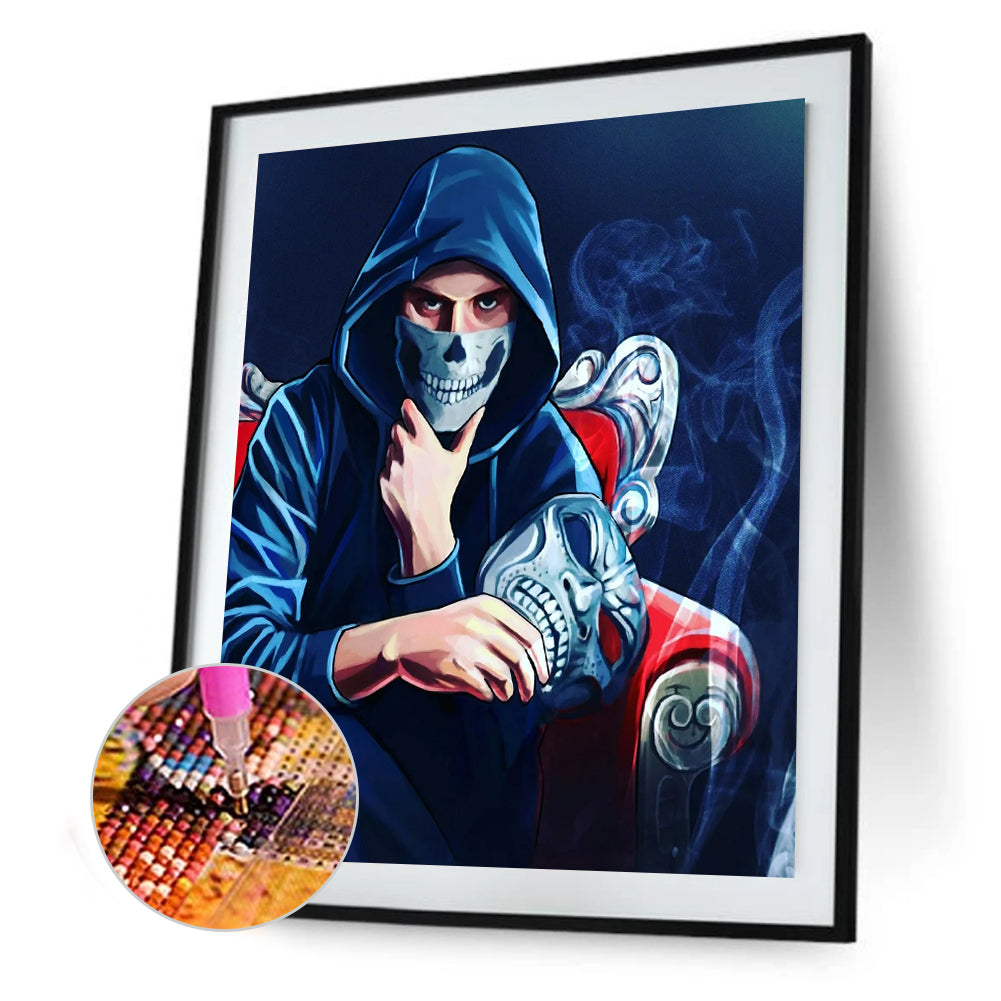 Men - Full Round Drill Diamond Painting 30*40CM