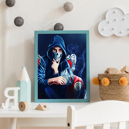 Men - Full Round Drill Diamond Painting 30*40CM