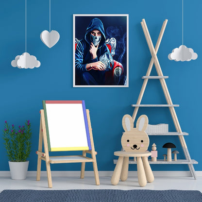 Men - Full Round Drill Diamond Painting 30*40CM