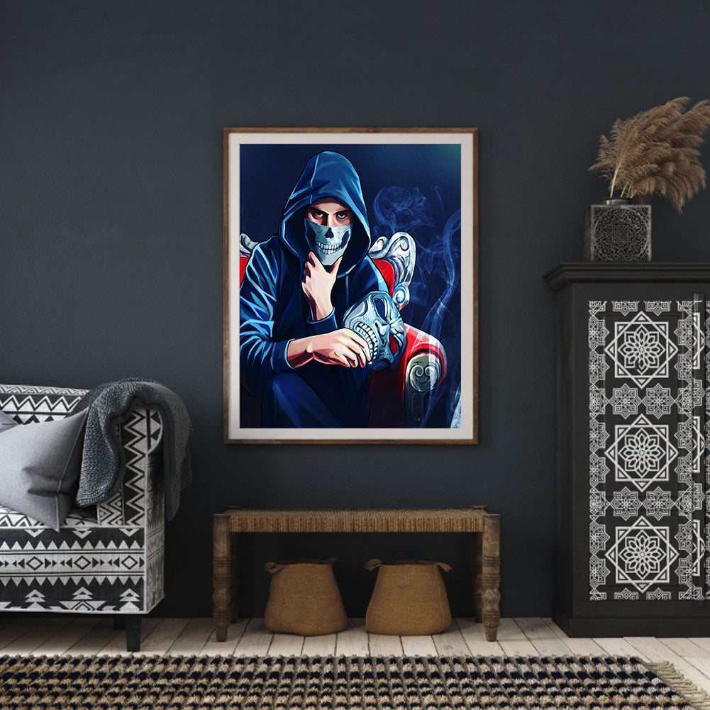 Men - Full Round Drill Diamond Painting 30*40CM