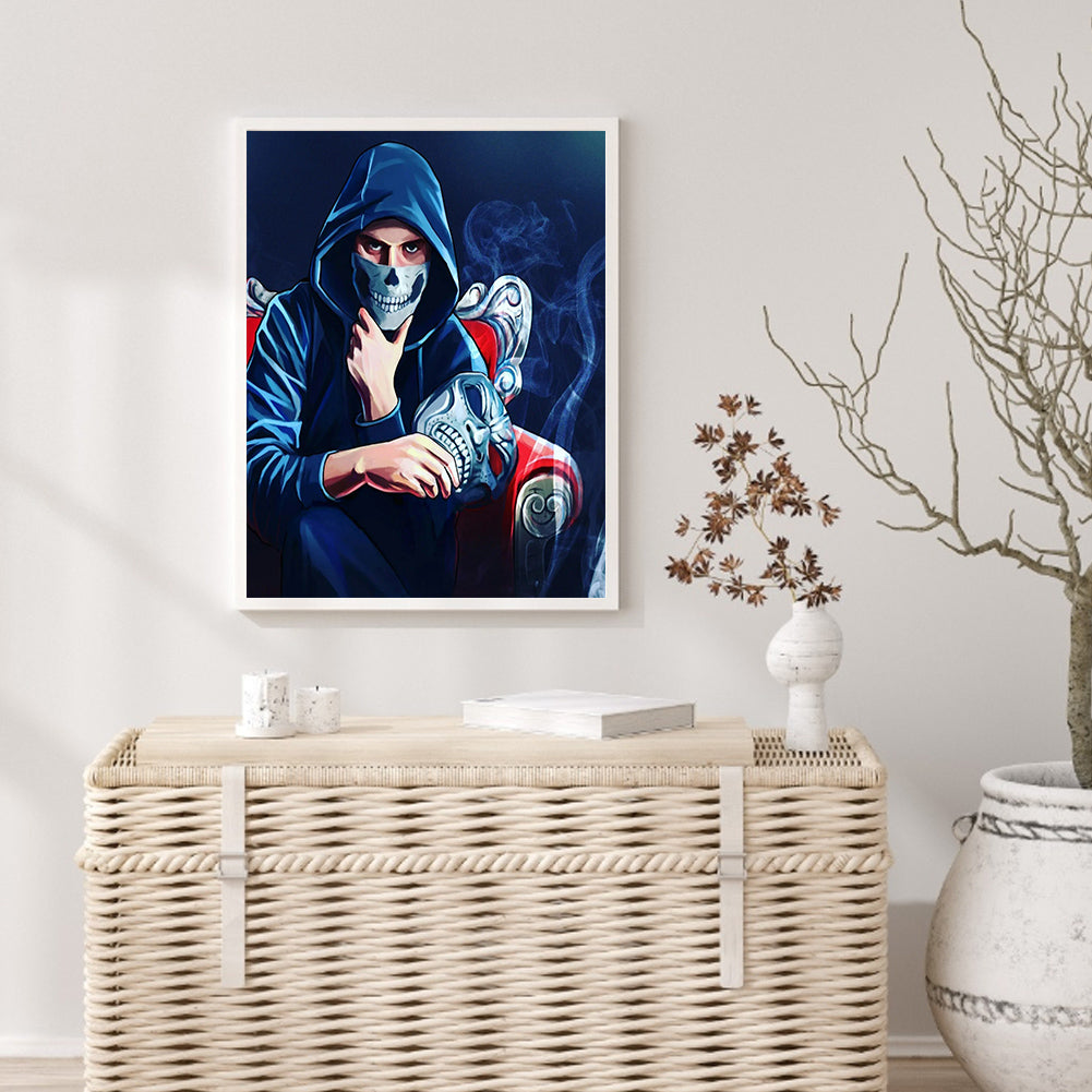 Men - Full Round Drill Diamond Painting 30*40CM