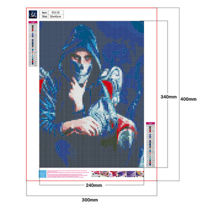 Men - Full Round Drill Diamond Painting 30*40CM