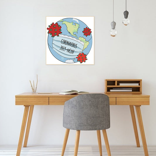 Epidemic - Full Round Drill Diamond Painting 30*30CM