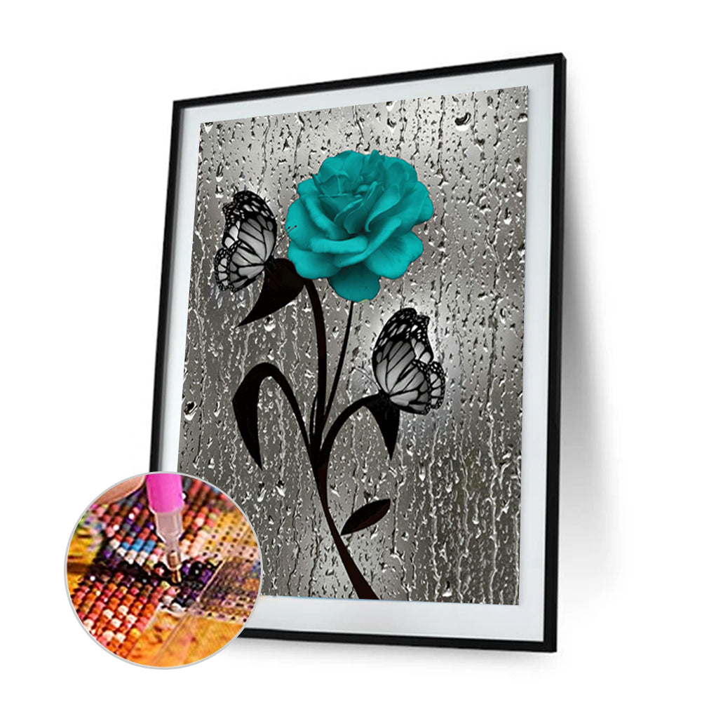 Rose - Special Shaped Drill Diamond Painting 30*40CM