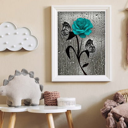 Rose - Special Shaped Drill Diamond Painting 30*40CM