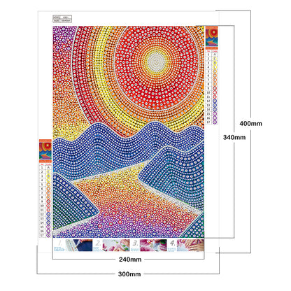 Sunset - Special Shaped Drill Diamond Painting 30*40CM