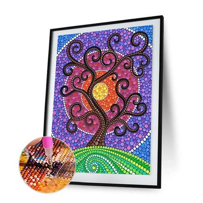 Life Tree - Special Shaped Drill Diamond Painting 30*40CM