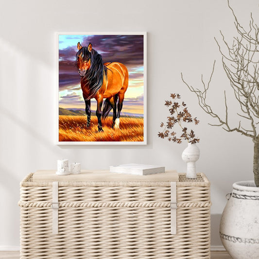 Horse - Full Round Drill Diamond Painting 30*40CM