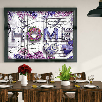 English - Full Round Drill Diamond Painting 40*30CM