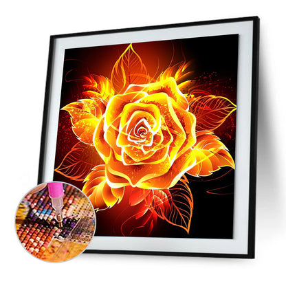 Rose - Full Round Drill Diamond Painting 30*30CM