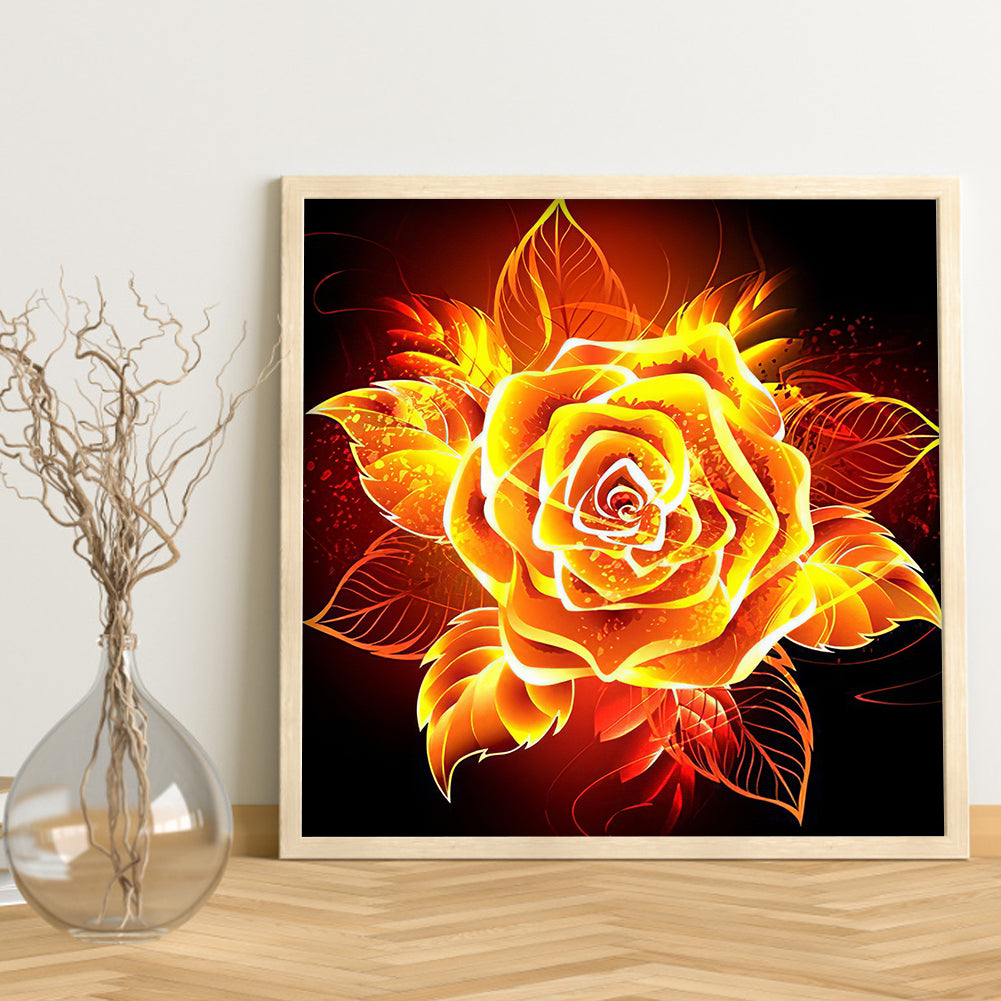 Rose - Full Round Drill Diamond Painting 30*30CM