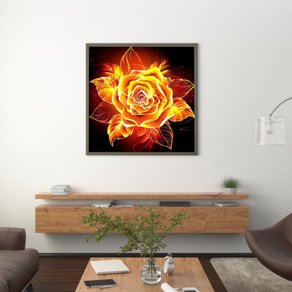 Rose - Full Round Drill Diamond Painting 30*30CM