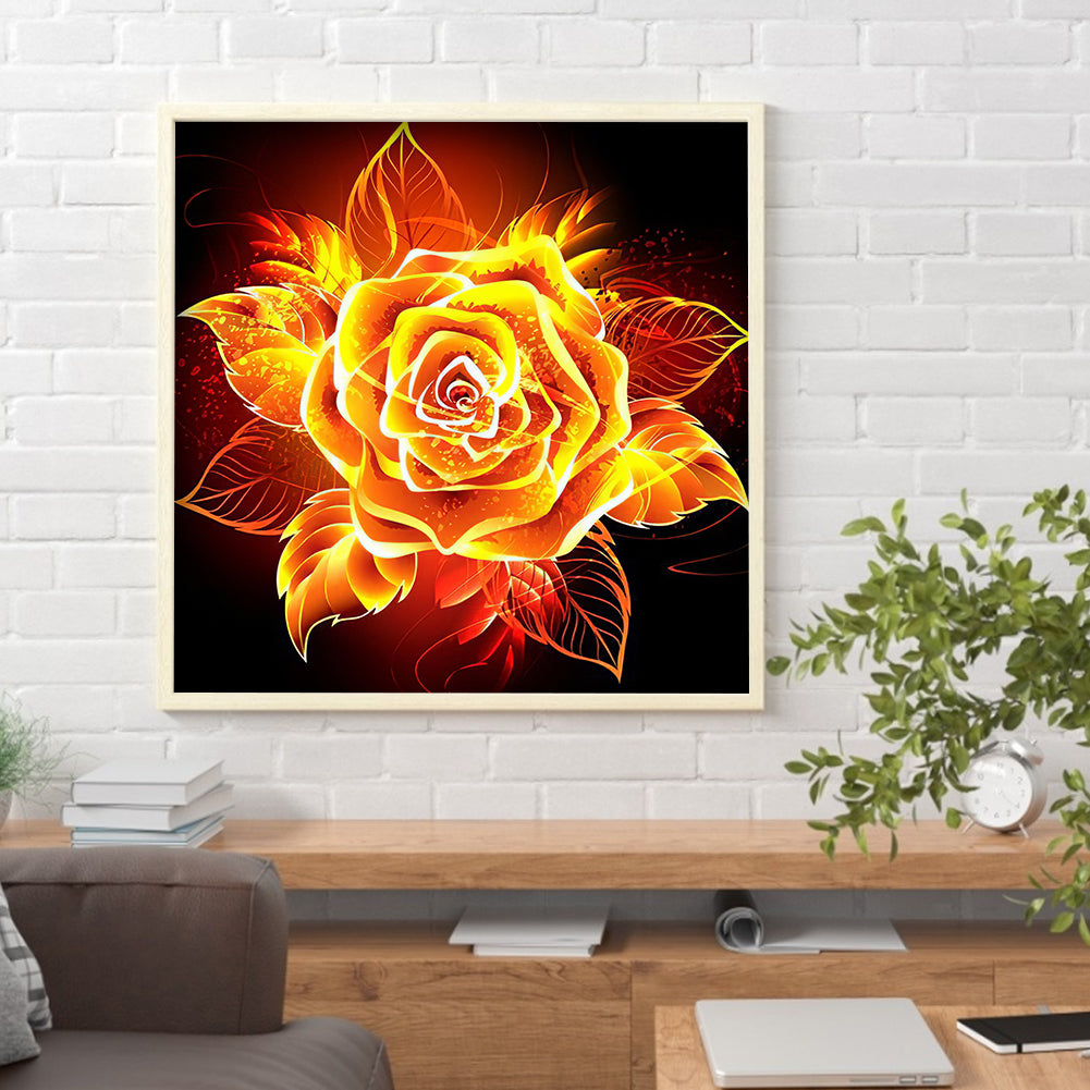 Rose - Full Round Drill Diamond Painting 30*30CM