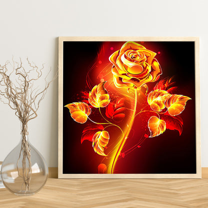 Rose - Full Round Drill Diamond Painting 30*30CM