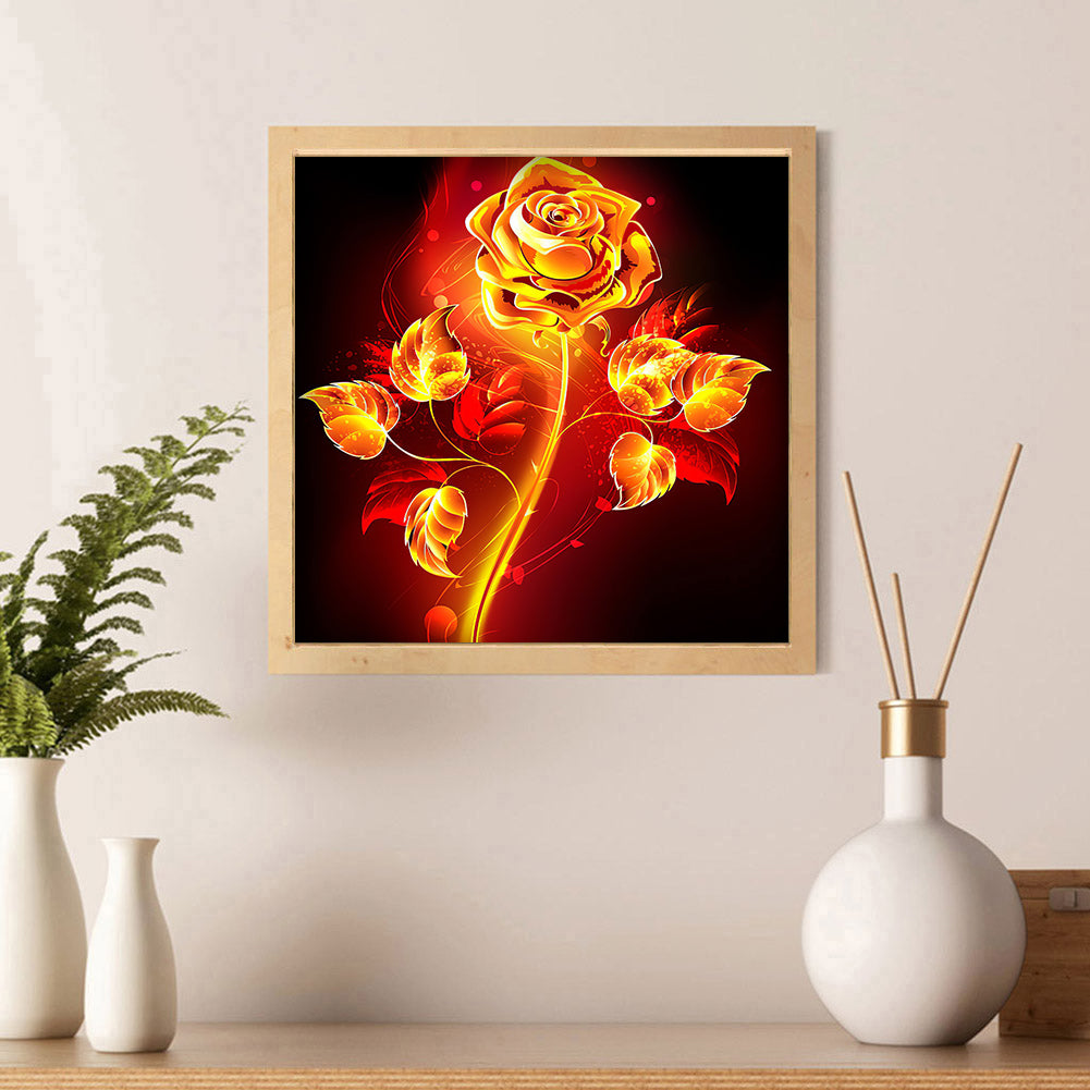 Rose - Full Round Drill Diamond Painting 30*30CM