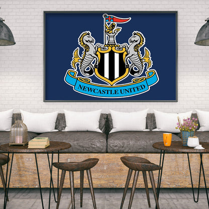 Newcastle United Crest - Full Round Drill Diamond Painting 40*30CM