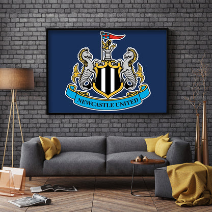 Newcastle United Crest - Full Round Drill Diamond Painting 40*30CM