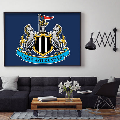 Newcastle United Crest - Full Round Drill Diamond Painting 40*30CM