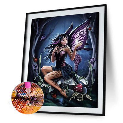 Girl - Full Round Drill Diamond Painting 30*40CM