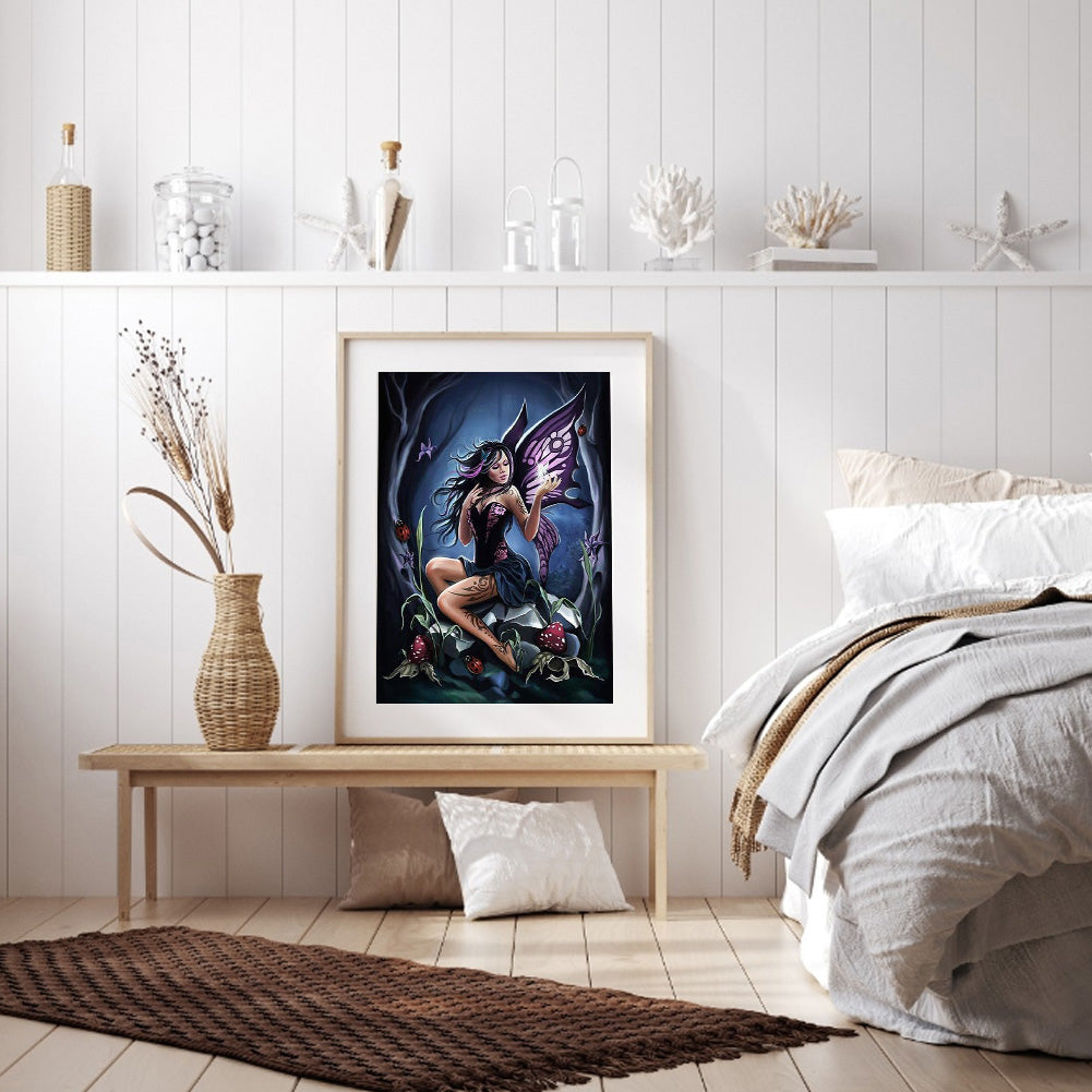 Girl - Full Round Drill Diamond Painting 30*40CM