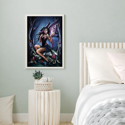 Girl - Full Round Drill Diamond Painting 30*40CM